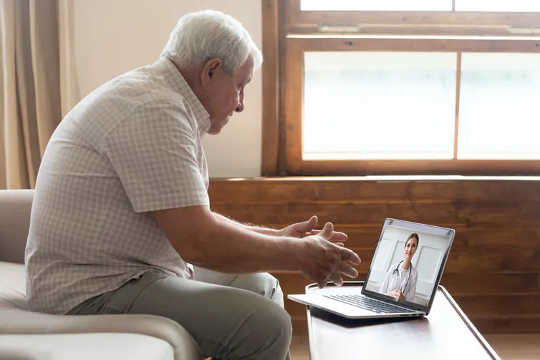 Doctors, like patients, are still working out how to consult via telehealth.